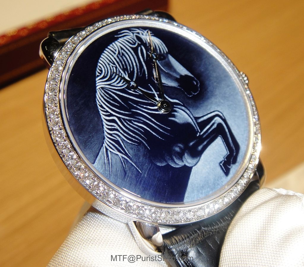 Cartier M tiers d Art Watch Collection 2013 part 1 Grisaille Enamel