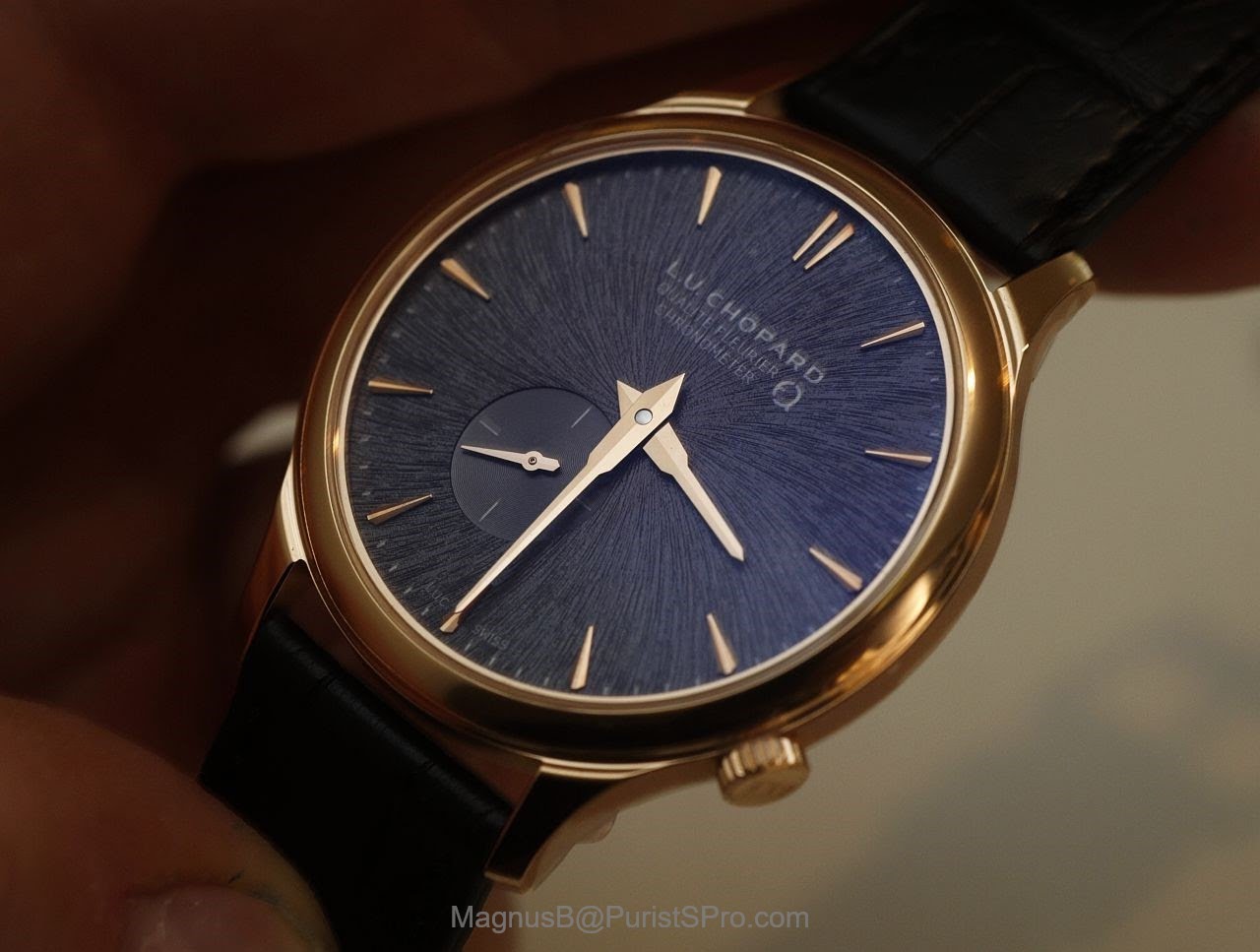 Chopard watches: all that glitters is Fairmined gold with the new L.U.C XPS