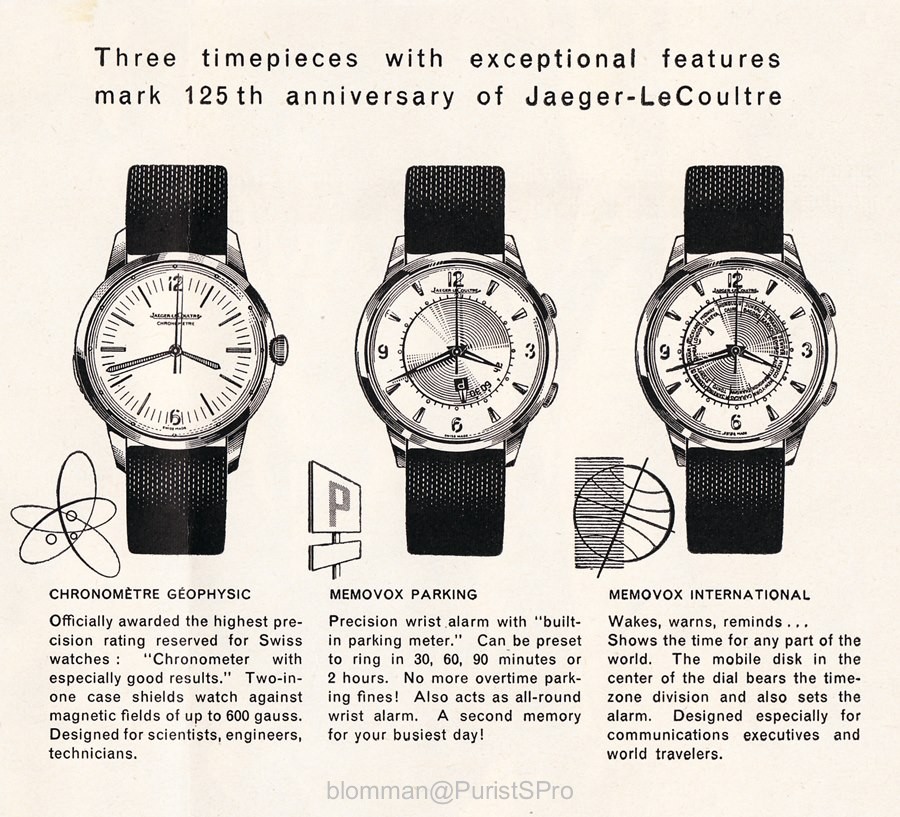 Jaeger LeCoultre Historical Review. Where the unusual is