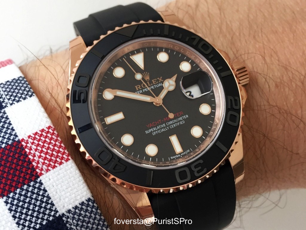 Hands on review of the Rolex Yacht-Master 40 Everose