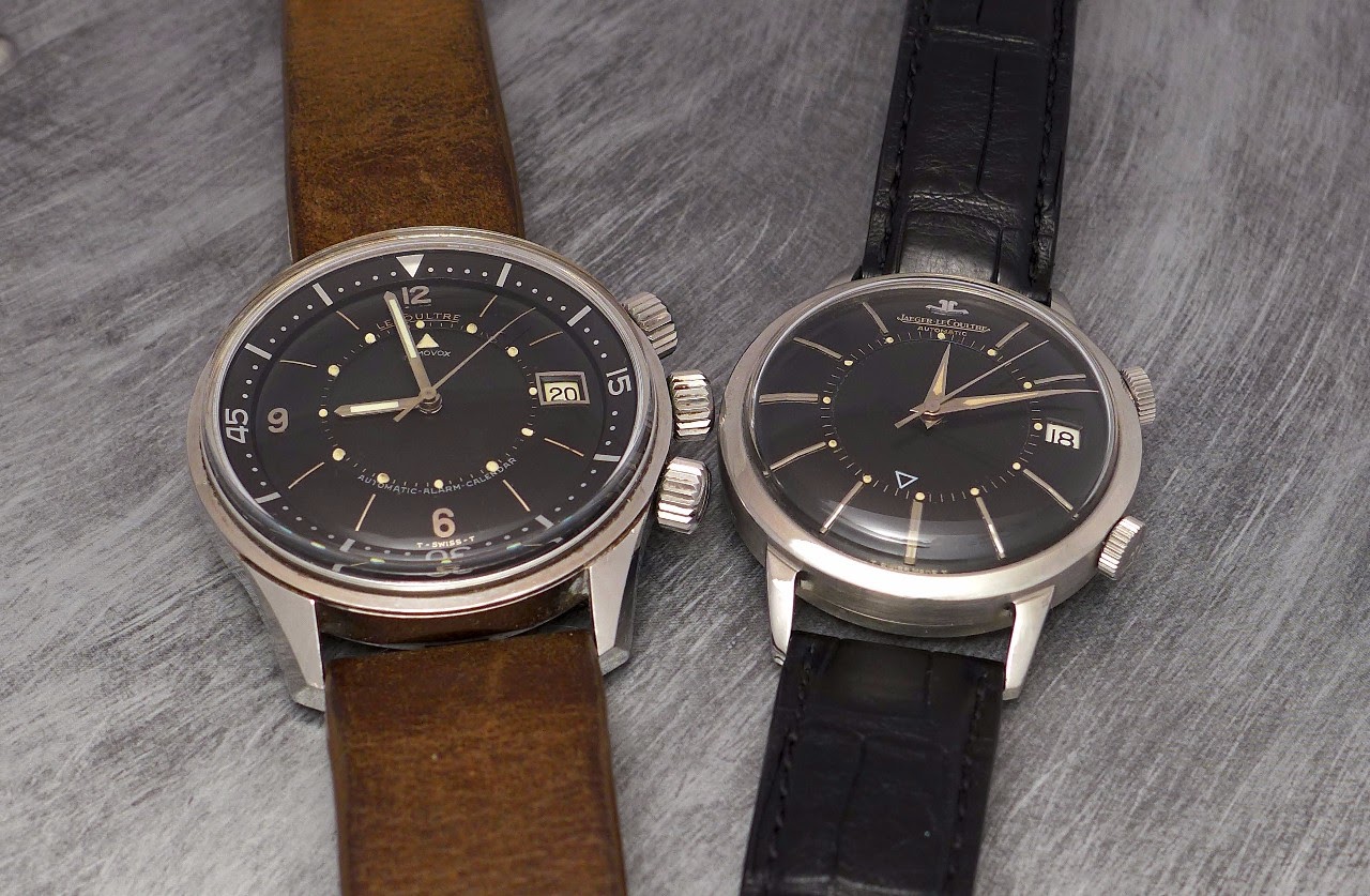 Jaeger Lecoultre Memovox E 855 Black and E 859 Polaris 1965. A