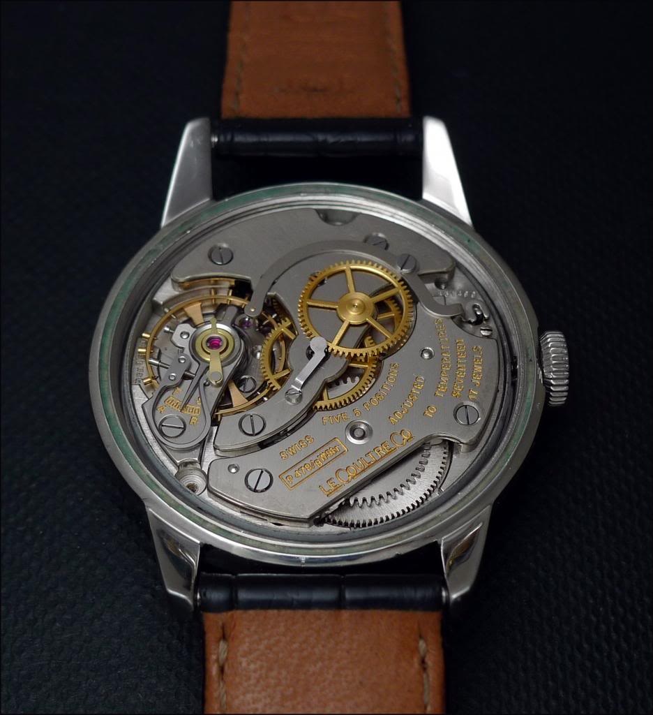 A view on the JLC Cal 899 The Balance Wheel and the Escapement. A