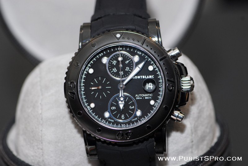 Montblanc automatic sport discount chronograph dlc watch price