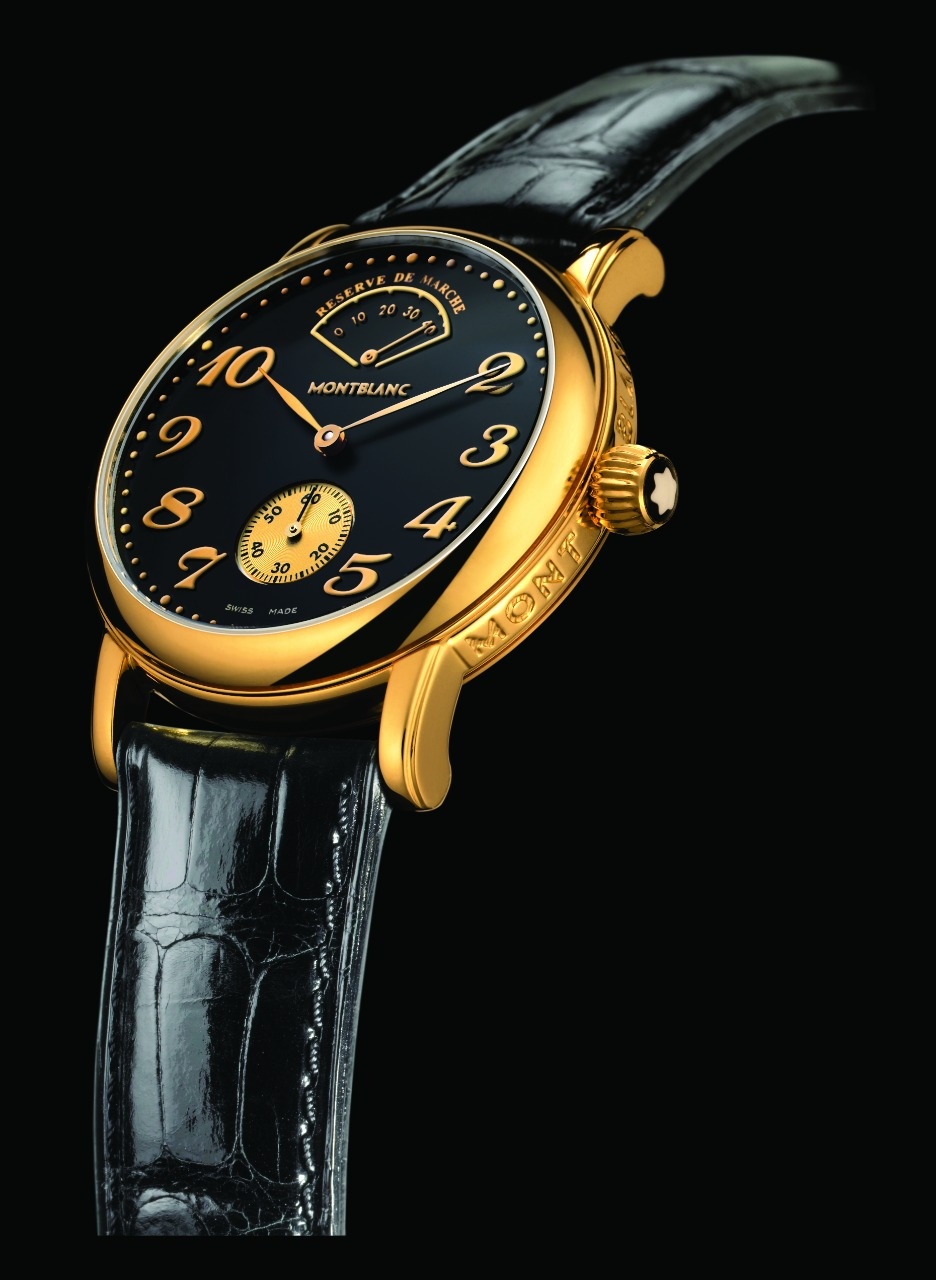 Gold montblanc clearance watch