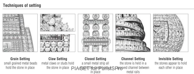 Piaget Technique Aesthetic Part 3 Gem setting Watch Making