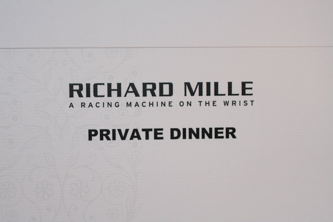 Richard Mille Dinner Hong Kong iW Magazine May 5 2009